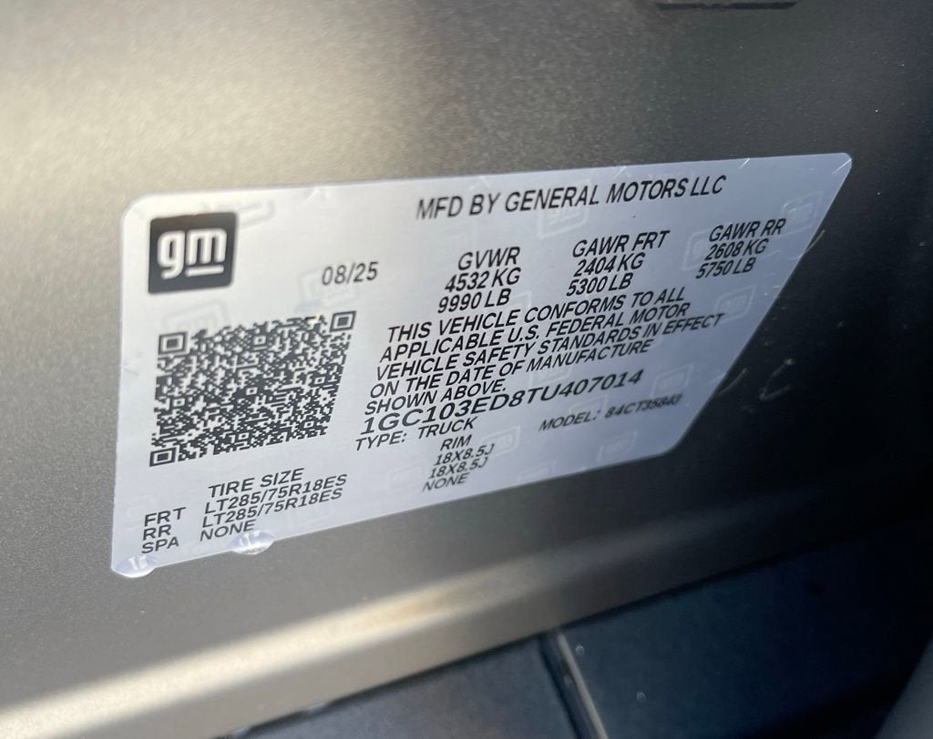 2026 Chevrolet Silverado EV Trail Boss - Extended Range