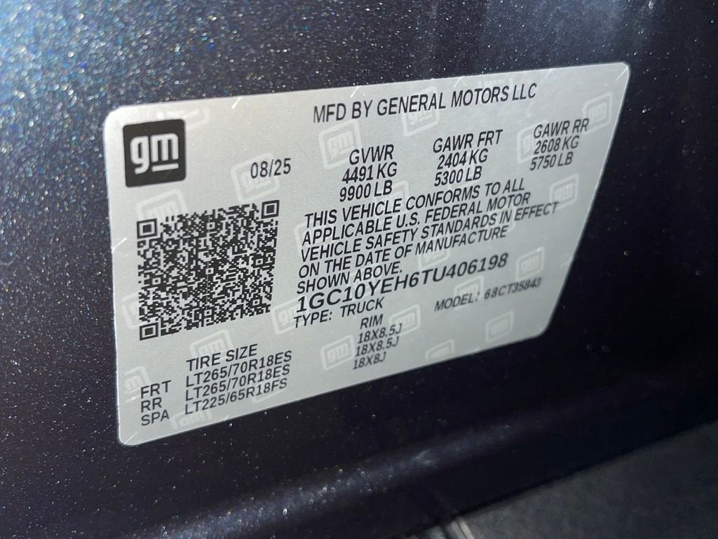 2026 Chevrolet Silverado EV LT - Standard Range