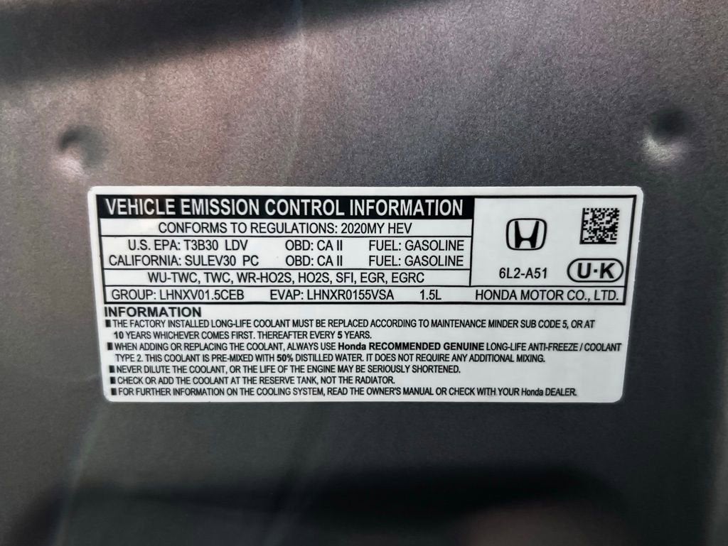 2020 Honda Insight Touring