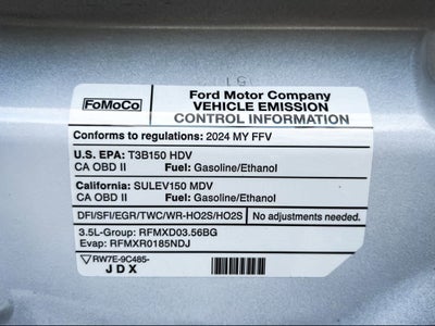 2024 Ford Transit Cargo Van T-250 130" Low Rf 9070 GVWR RWD