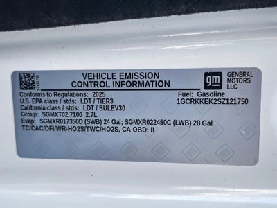 2025 Chevrolet Silverado 1500 LT