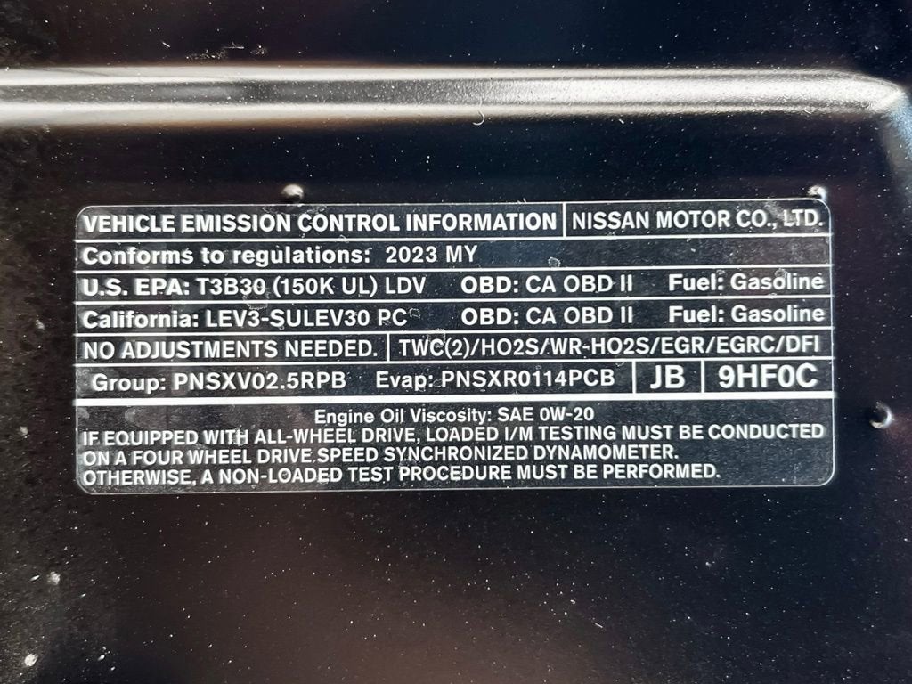 2023 Nissan Altima 2.5 SV
