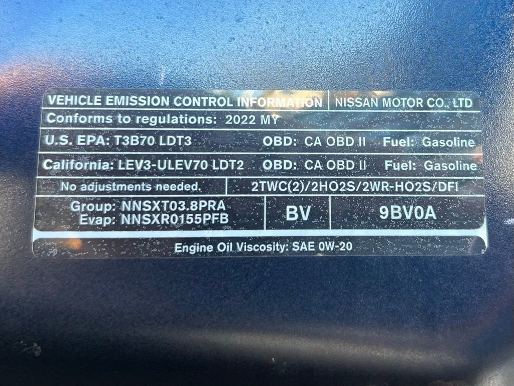 2022 Nissan Frontier SV