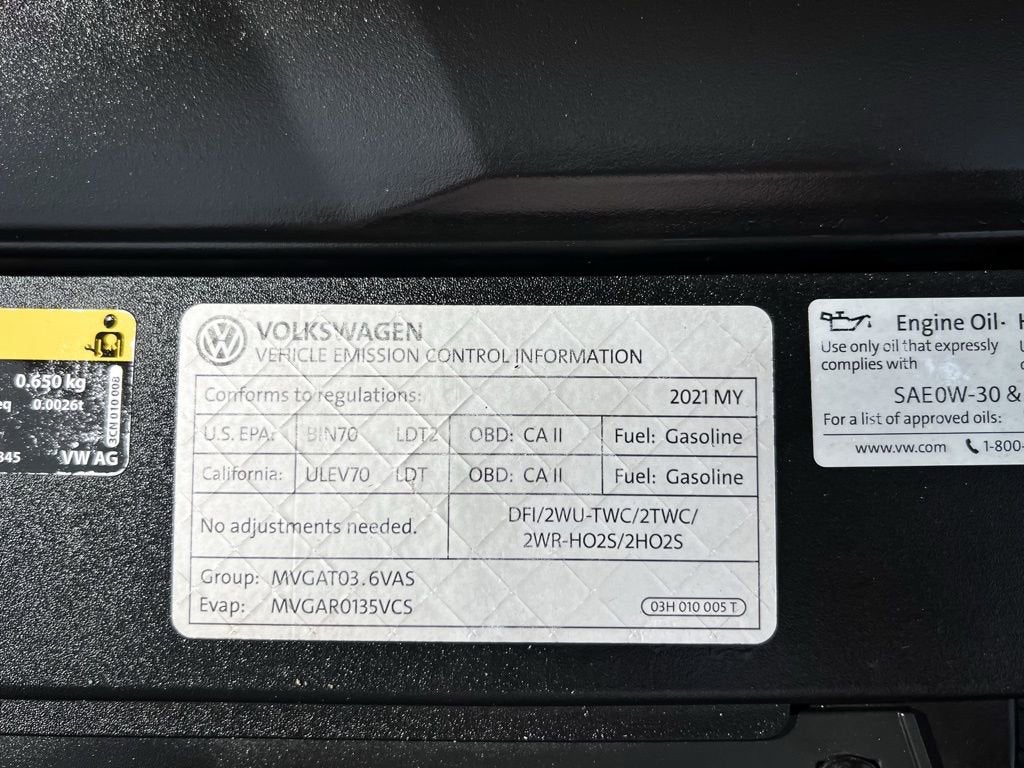 2021 Volkswagen Atlas 3.6L V6 SE w/Technology