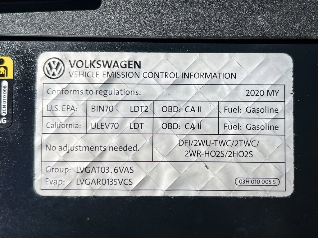 2020 Volkswagen Atlas 3.6L V6 SE w/Technology