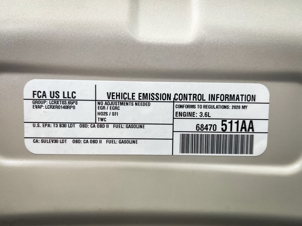 2020 Chrysler Pacifica Touring L Plus