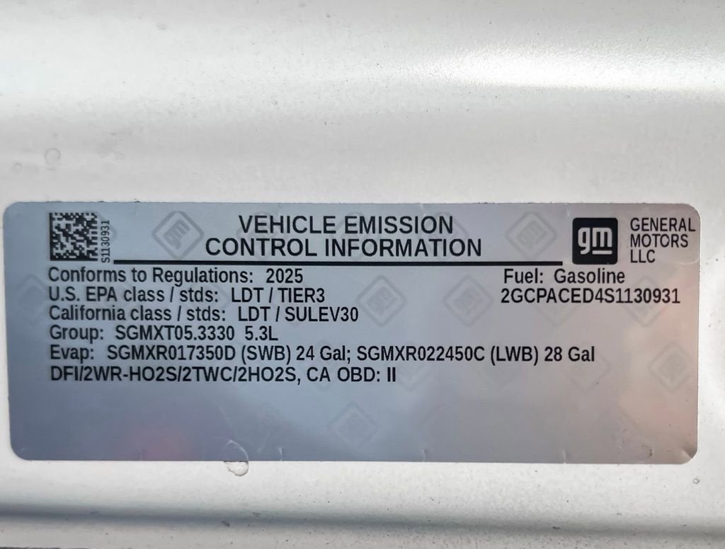 2025 Chevrolet Silverado 1500 LT