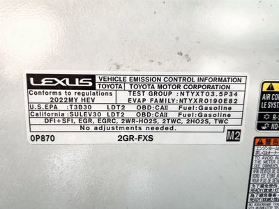 2022 Lexus RX 450h RX 450h