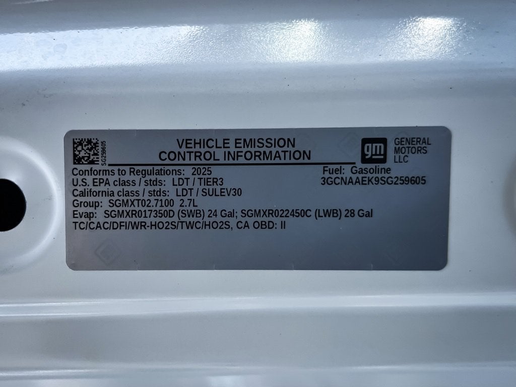 2025 Chevrolet Silverado 1500 Work Truck