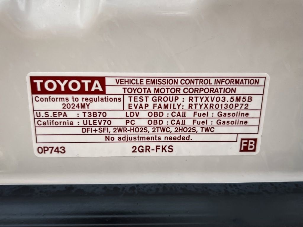 2024 Toyota Camry XSE V6