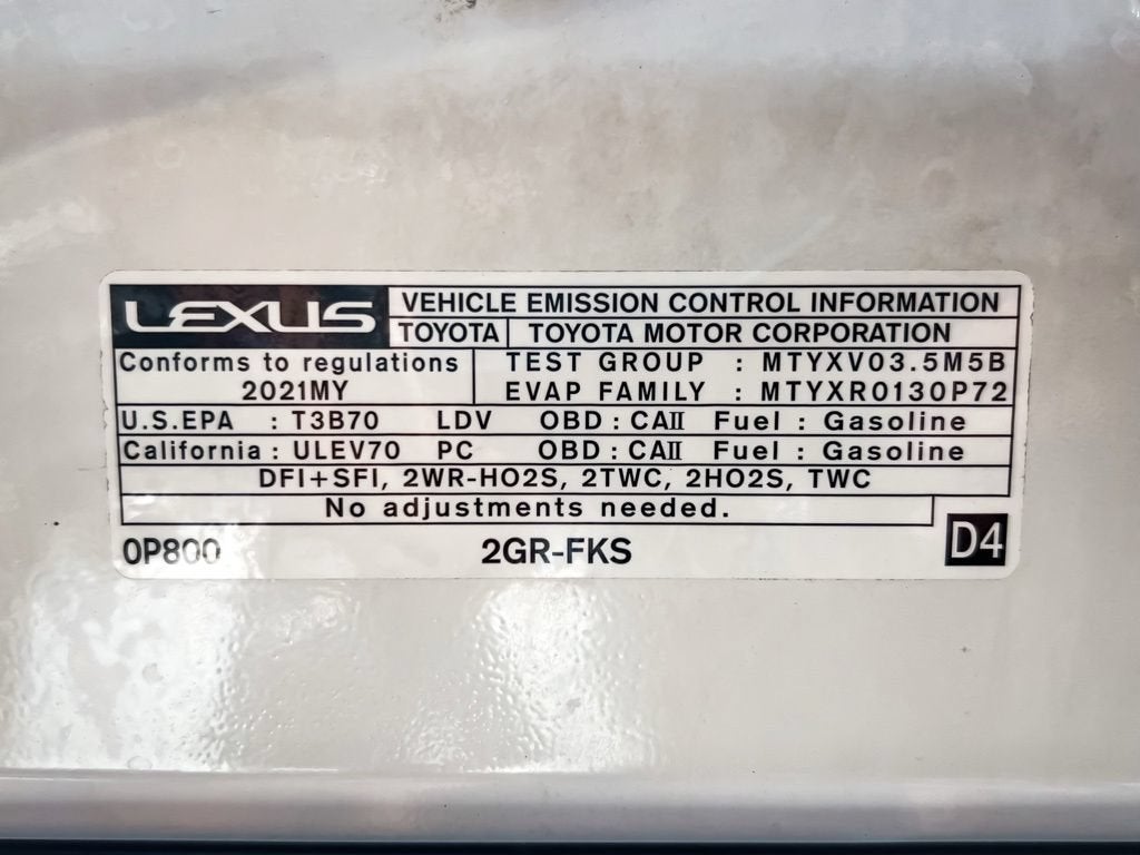 2021 Lexus ES 350 ES 350