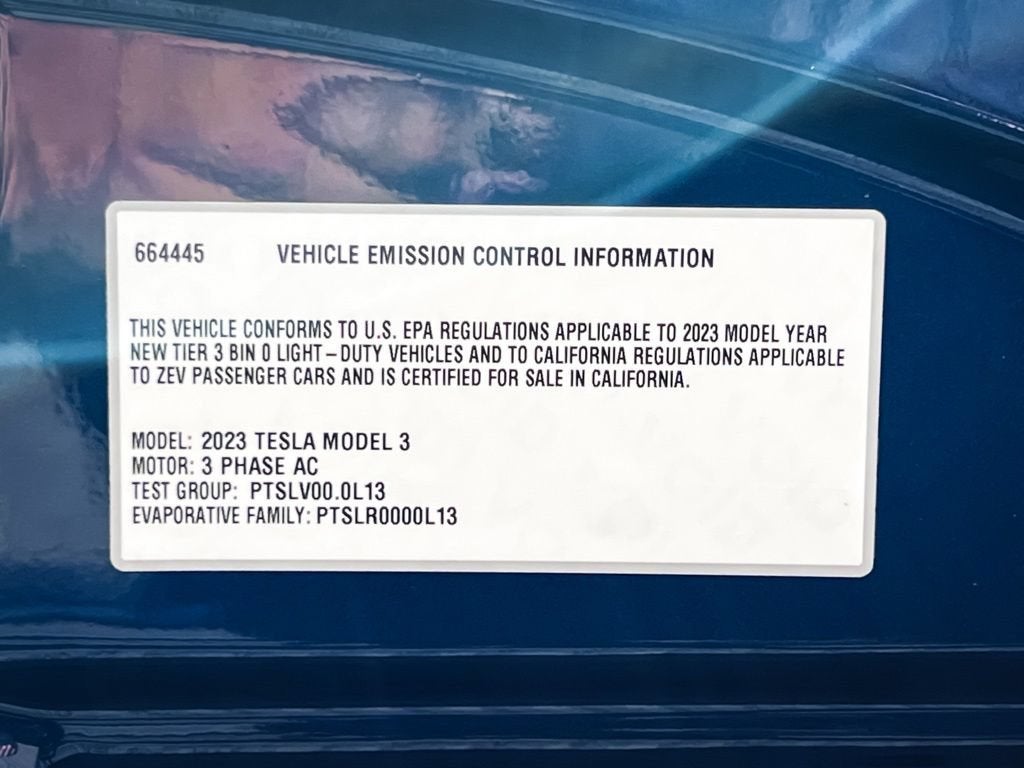2023 Tesla Model 3 RWD
