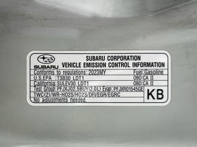 2023 Subaru Crosstrek CVT