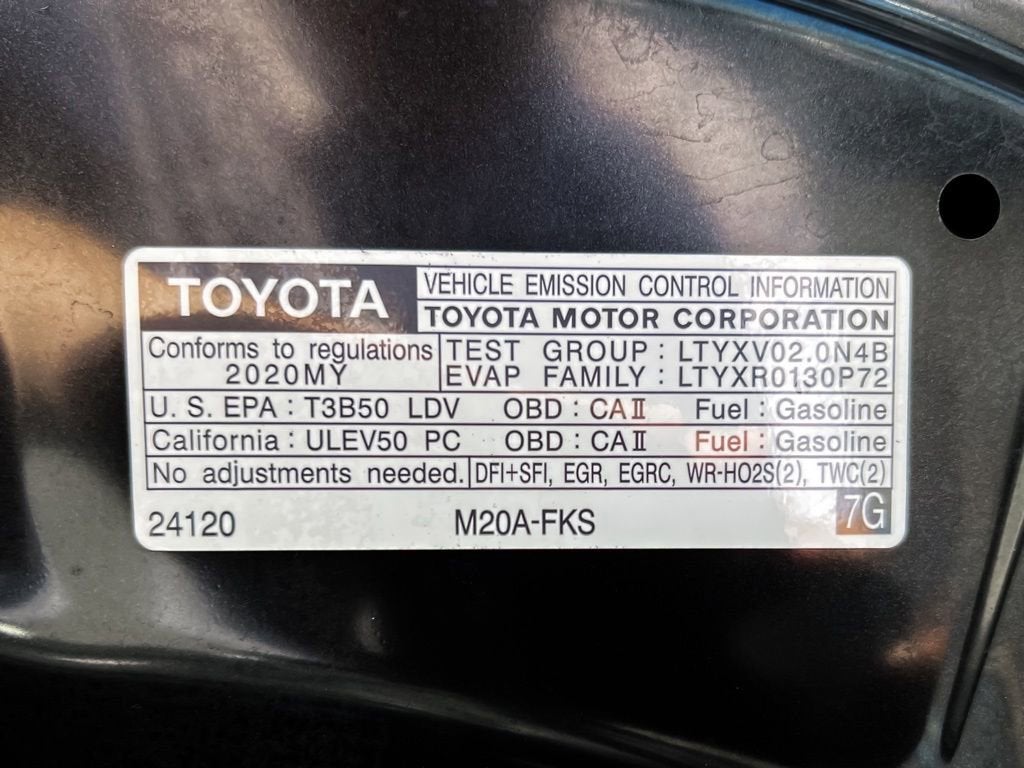 2020 Toyota Corolla SE