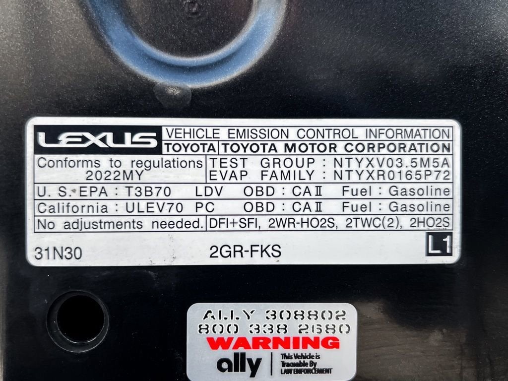 2022 Lexus RC 350 RC 350 F SPORT