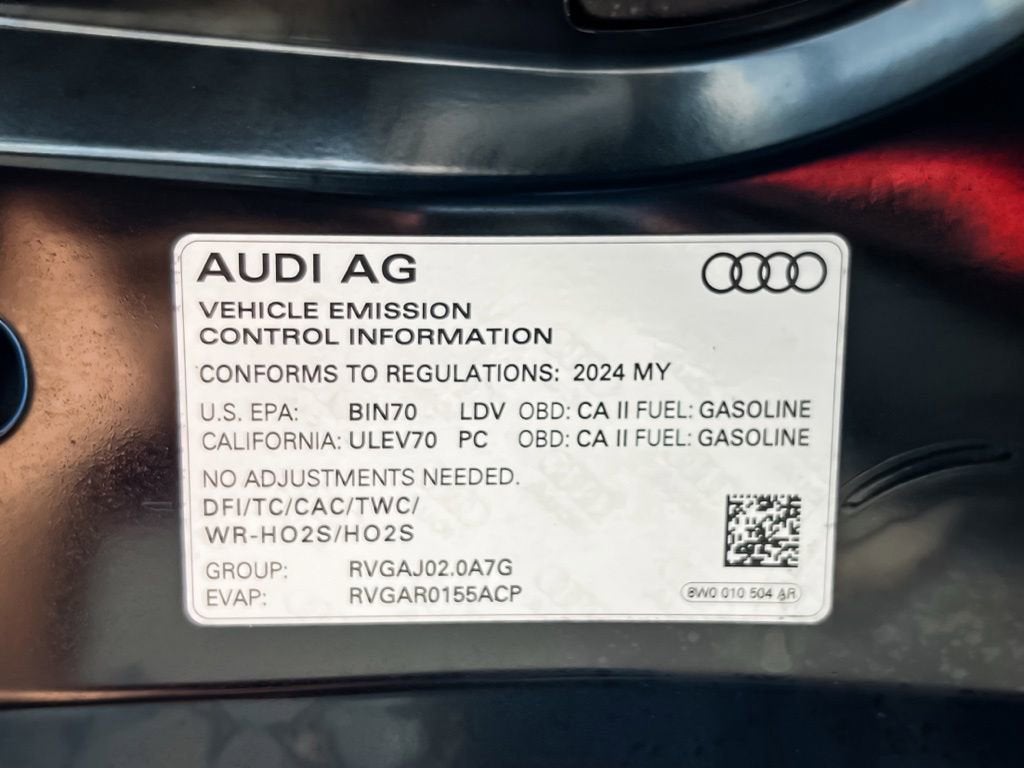 2024 Audi A4 Sedan S line Premium