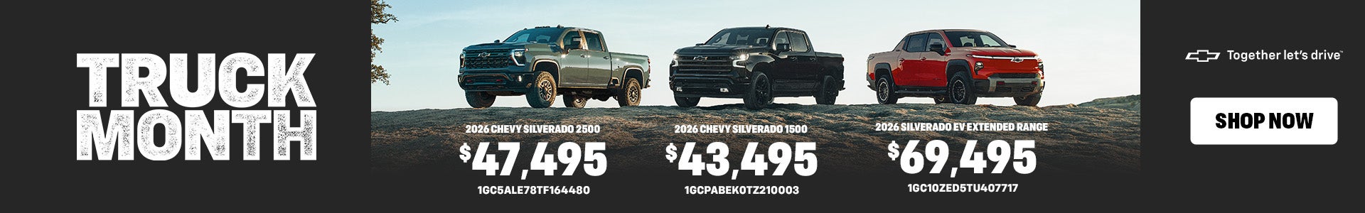 2026 Silverado and 2026 Silverado EV Extended