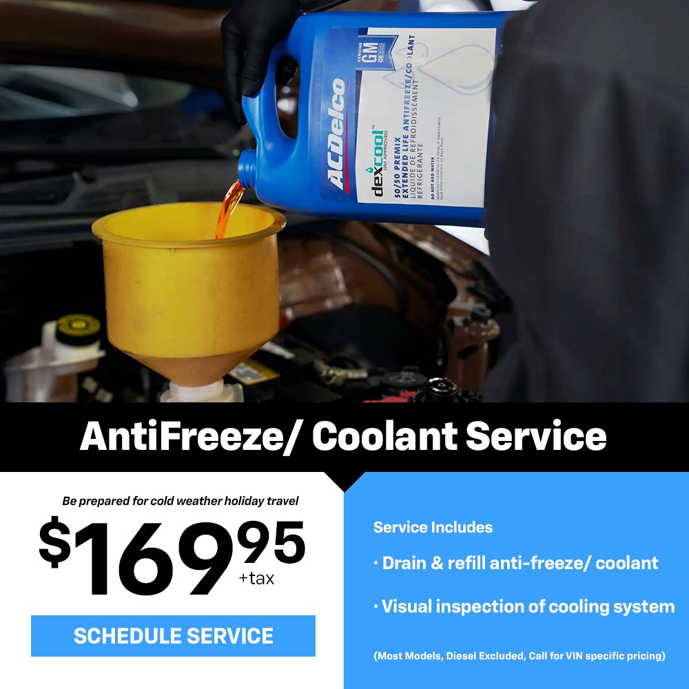 Anti Freeze/Coolant Service